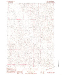 Doty Ridge 1982 topographic map thumbnail