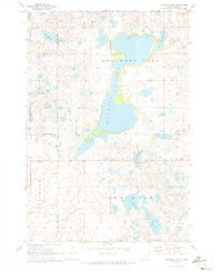 Drywood Lakes 1970 topographic map thumbnail