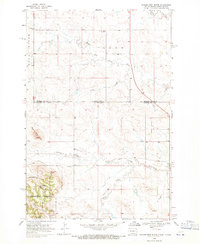 Eagles Nest Butte 1968 topographic map thumbnail