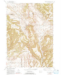 Edgemont NE 1950 topographic map thumbnail