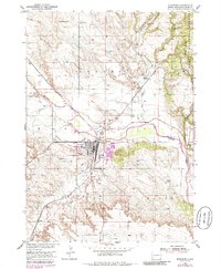 Edgemont 1950 topographic map thumbnail