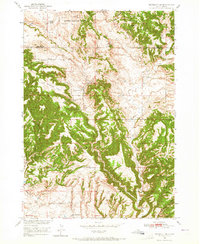 Edgemont NE 1950 topographic map thumbnail