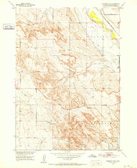 Edgemont SW 1950 topographic map thumbnail