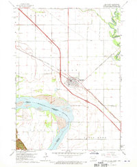 Elk Point 1963 topographic map thumbnail