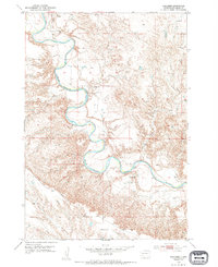 Elm Creek 1953 topographic map thumbnail