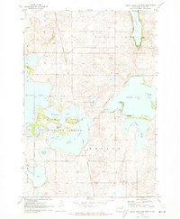 Enemy Swim Lake West 1970 topographic map thumbnail