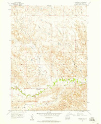 Fairburn NE 1957 topographic map thumbnail