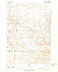 Fairburn NE 1957 topographic map thumbnail