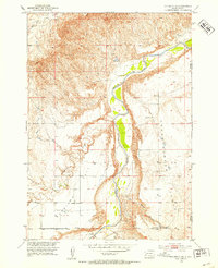 Fairburn SE 1951 topographic map thumbnail
