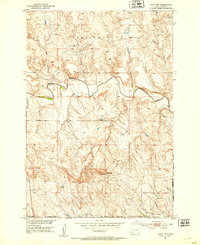 Faith NE 1951 topographic map thumbnail