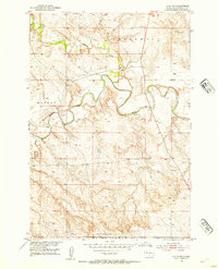 Faith NW 1952 topographic map thumbnail