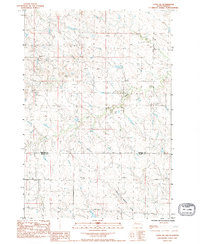 Faith SW 1983 topographic map thumbnail