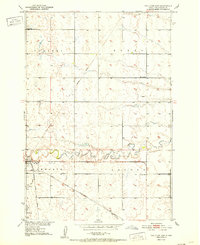 Faulkton East 1952 topographic map thumbnail
