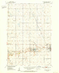 Faulkton West 1952 topographic map thumbnail