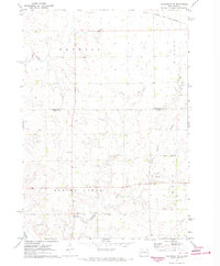 Flandreau NE 1972 topographic map thumbnail