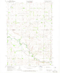Flandreau NW 1964 topographic map thumbnail