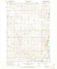 Flandreau SW 1964 topographic map thumbnail