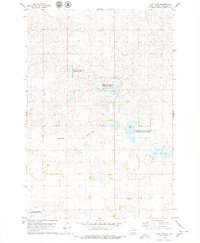 Flat Lake 1978 topographic map thumbnail