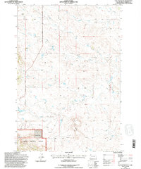 Flat Top Butte 1993 topographic map thumbnail