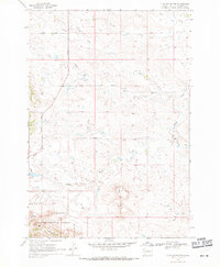 Flat Top Butte 1968 topographic map thumbnail