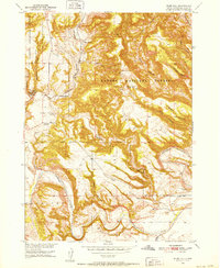 Flint Hill 1950 topographic map thumbnail