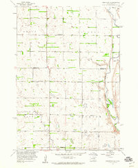 Forestburg NW 1958 topographic map thumbnail