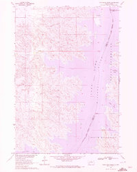 Four Bear Creek 1969 topographic map thumbnail