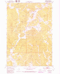 Fourmile 1954 topographic map thumbnail