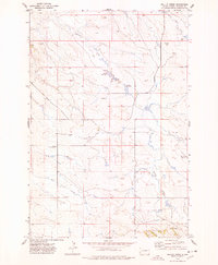Gallup Creek 1973 topographic map thumbnail