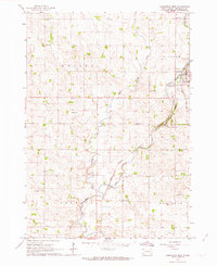 Garretson West 1962 topographic map thumbnail