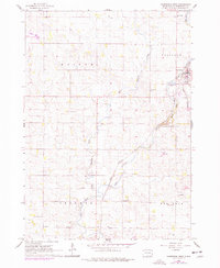 Garretson West 1962 topographic map thumbnail
