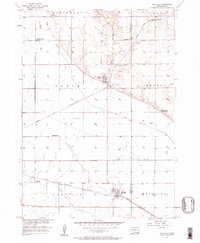 Gayville 1957 topographic map thumbnail