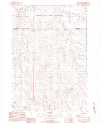 Glad Valley 1982 topographic map thumbnail