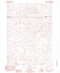 Glad Valley NW 1982 topographic map thumbnail