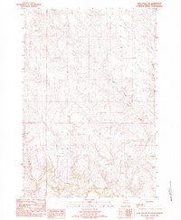 Glad Valley SE 1982 topographic map thumbnail