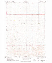Glencross 1975 topographic map thumbnail
