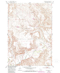 Glencross SE 1952 topographic map thumbnail