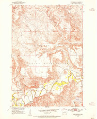 Glencross SE 1952 topographic map thumbnail