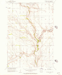 Glendale Colony 1956 topographic map thumbnail