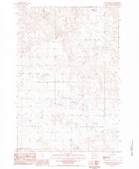 Grandmas Butte 1983 topographic map thumbnail