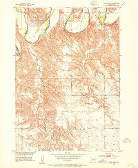 Hamill NW 1952 topographic map thumbnail