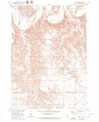 Hamill NW 1952 topographic map thumbnail