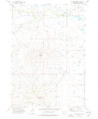 Haystack Butte 1973 topographic map thumbnail