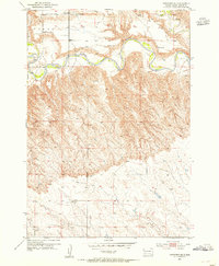 Hereford SE 1953 topographic map thumbnail