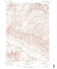 Hermosa NE 1953 topographic map thumbnail