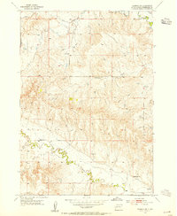 Hermosa NE 1953 topographic map thumbnail
