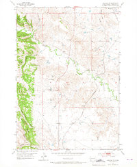 Hermosa NW 1953 topographic map thumbnail