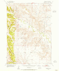 Hermosa NW 1953 topographic map thumbnail