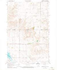 Herreid NW 1965 topographic map thumbnail