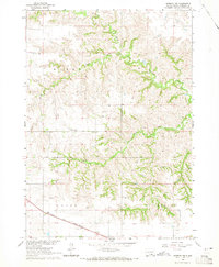 Herrick NW 1964 topographic map thumbnail